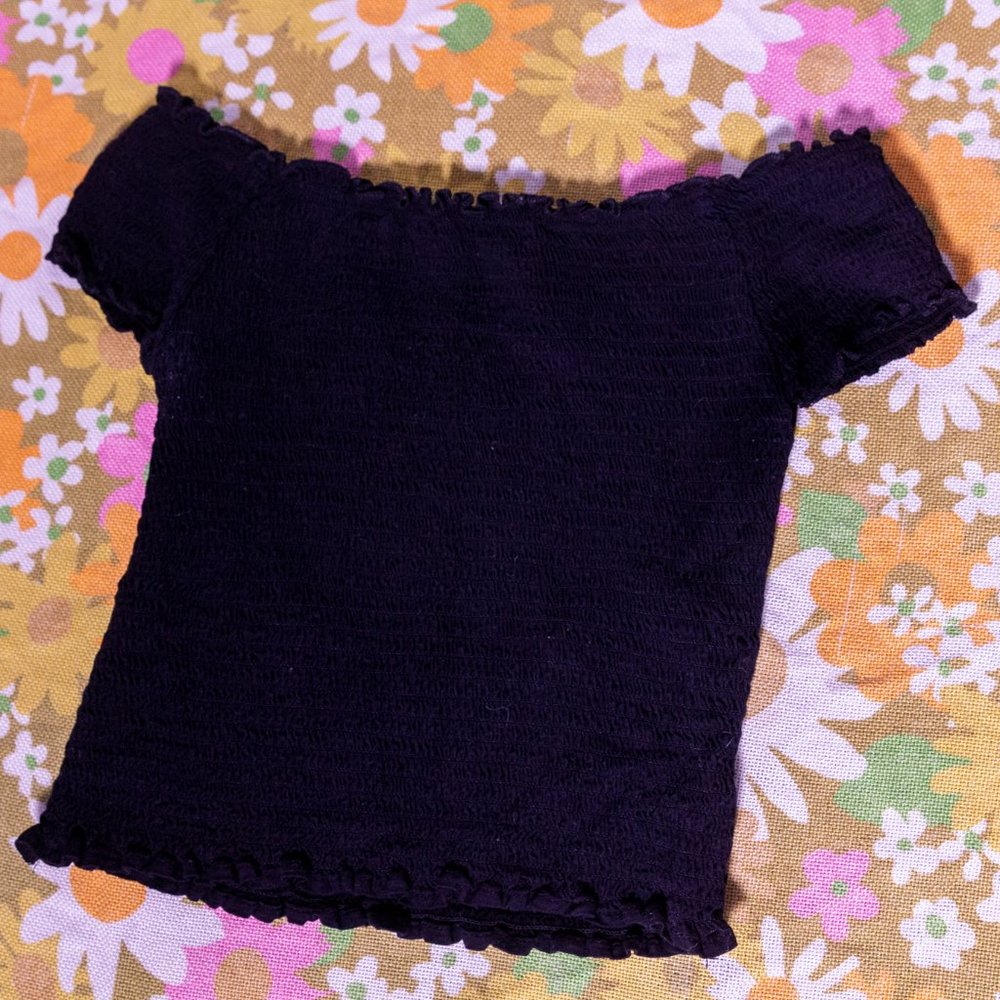 Black Brandy Melville Off The Shoulder Top